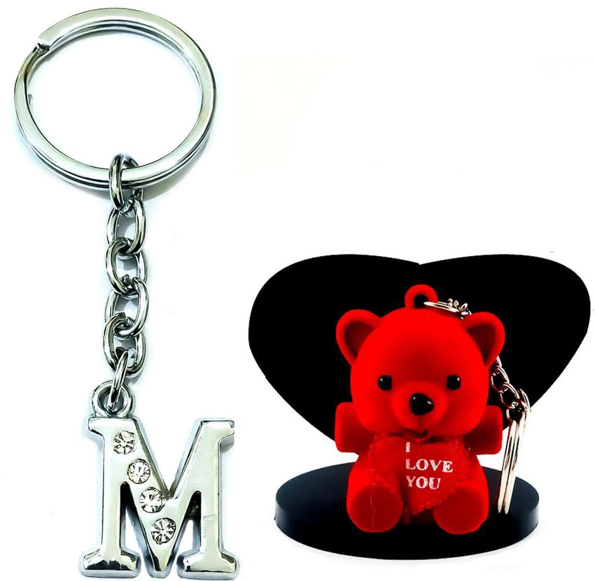 ShopTop Alphabet Letter M Metal Design and Tedd 5T Key Chain Price in India Buy ShopTop Alphabet Letter M Metal Design and Tedd 5T Key Chain online at Flipkart