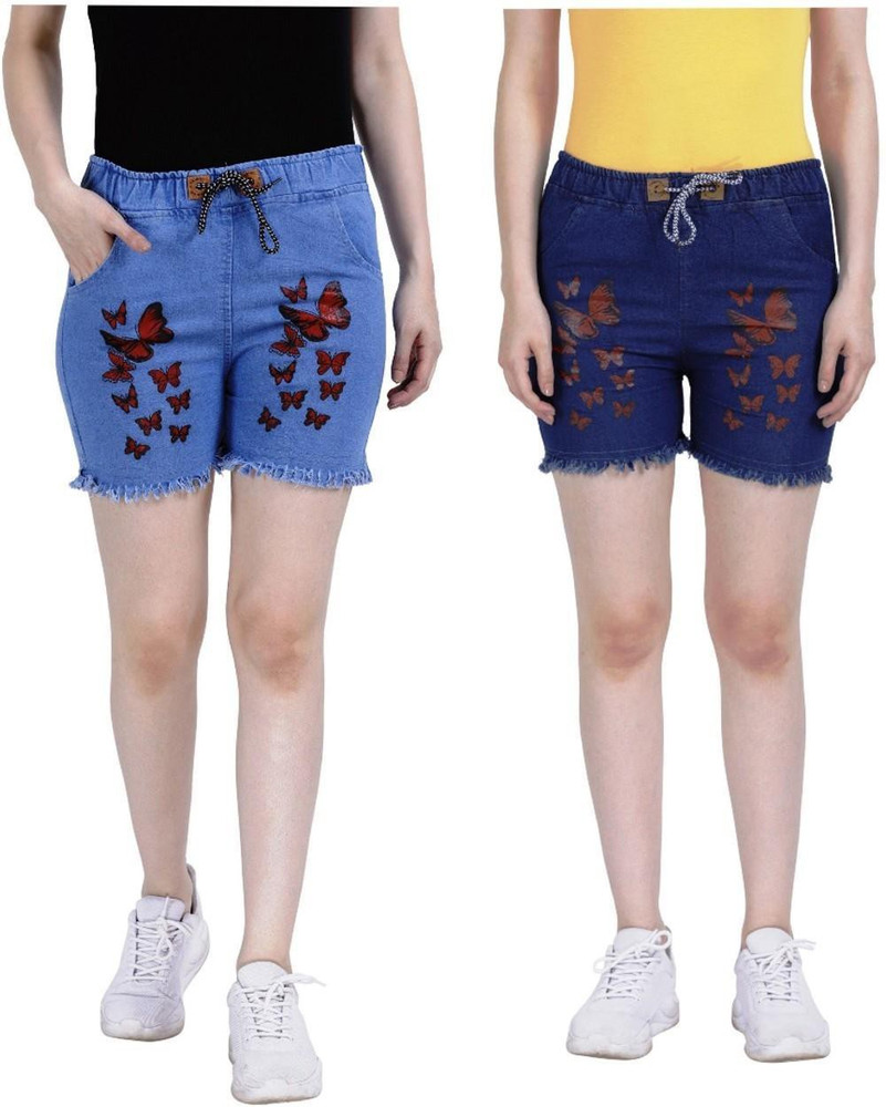 FABS Collection Short For Girls Casual Printed Denim Price in India Buy FABS Collection Short For Girls Casual Printed Denim online at Flipkart