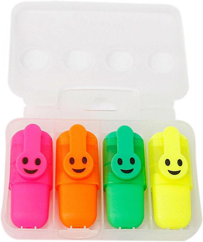 Flipkart SUPER99 SMALL HIGHLIGHTER SET OF 4 PCS Highlighters