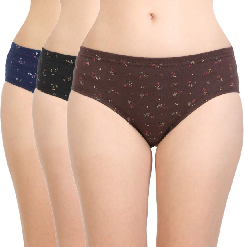 BodyCare Women Hipster Brown, Blue, Pink Panty - Buy BodyCare Women Hipster  Brown, Blue, Pink Panty Online at Best Prices in India
