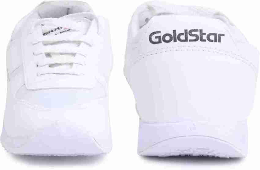 Goldstar white discount running shoes