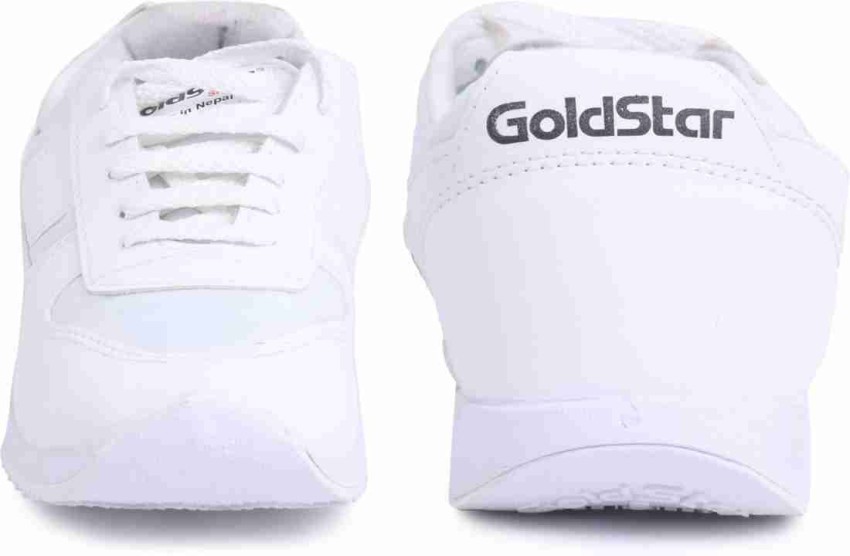 Gold star shoes hotsell white color