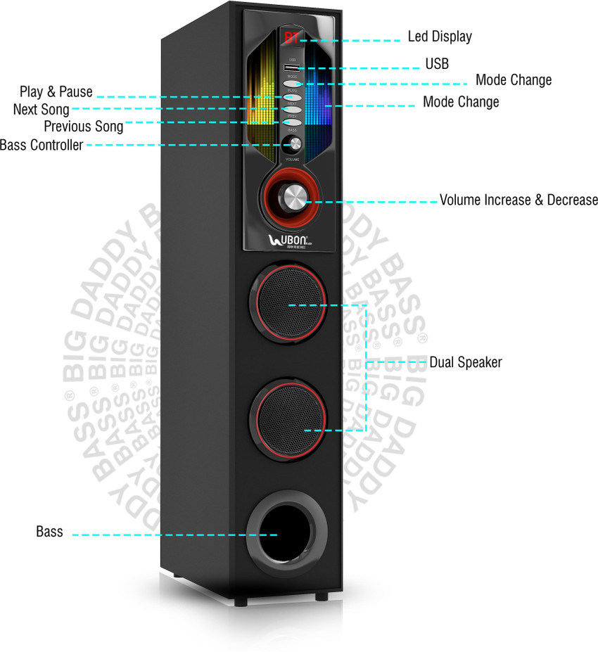 Ubon hotsell tower speaker