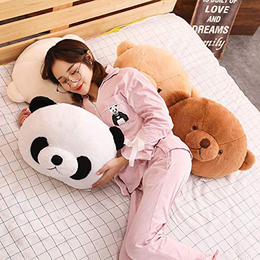 Lovey Dovey Panda Pillow Soft Toy Birthday Gift for Girls Wife Boyfriend Husband Soft Toys Wedding Anniversary Gift for Couple Special Baby Toys Gift Items Extra Large Head Pillow Panda 32 cm