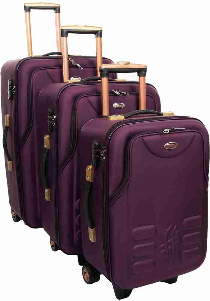 STUNNERZ 3, Luggage, 20+24+28 inch, Combo Set, Trolley Bag Travel Bag  Suitcase, 51cm+61cm +71cm, (Pack of 3 ), Samll ,Medium ,& Large
