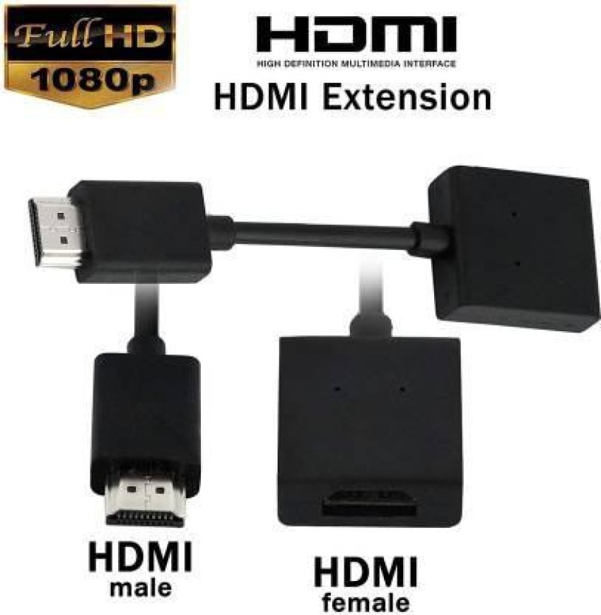 TV-Out Cable HDMI Male To Female Adapter for LCD LED TV, PC And