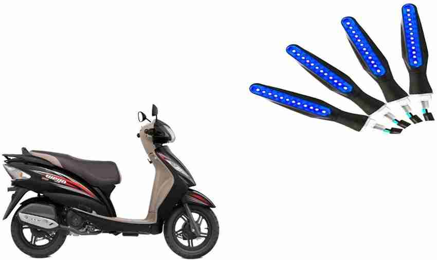 Buras Front Rear LED Indicator Light for TVS Wego Price in India