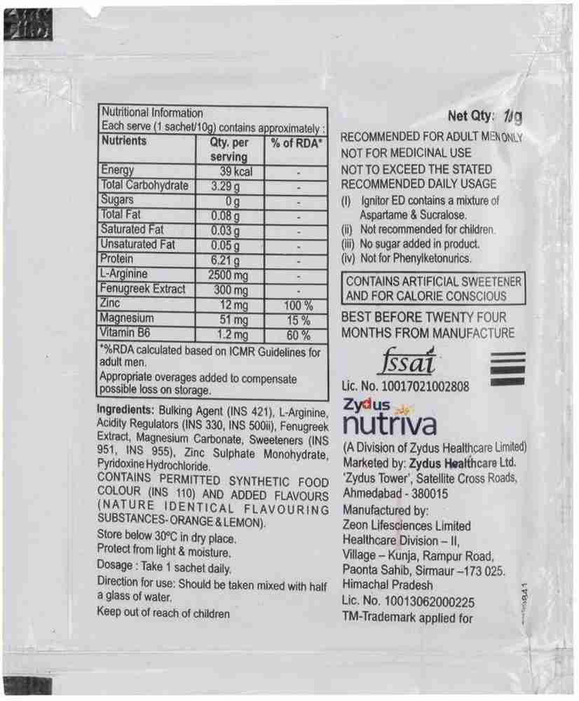 Ignitor tablet shop benefits