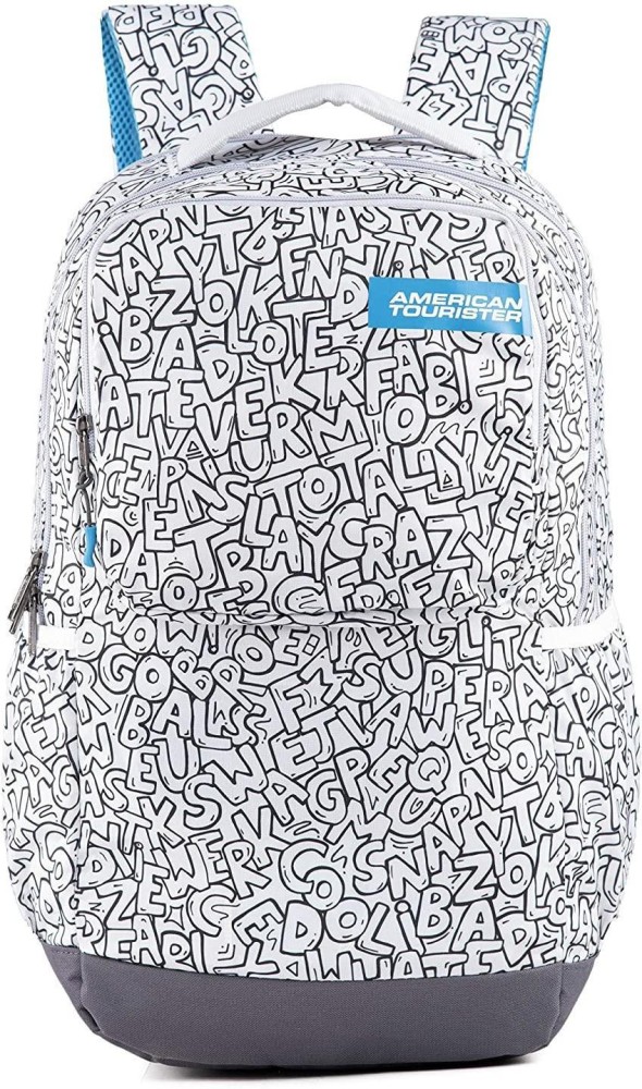 AMERICAN TOURISTER SWAGPACK AMT Doodle NXT SCH BG 02 School Bag 33 L Backpack White Price in India Flipkart