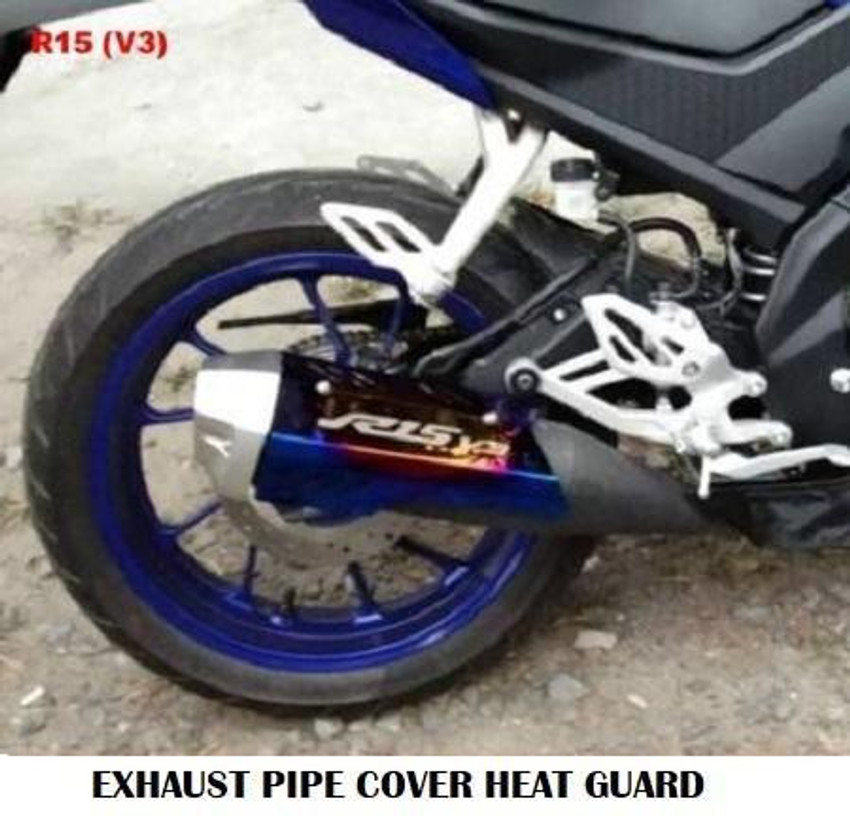 Muffler outlet guard motorcycle