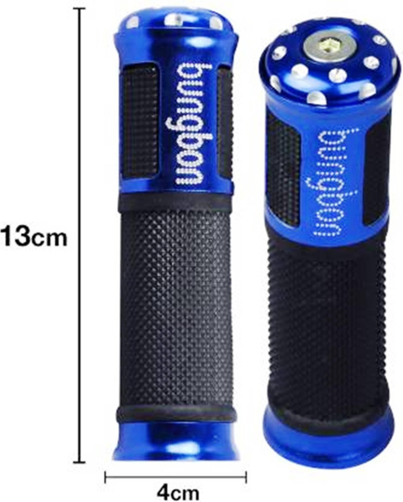 Bell 10 Blue metal handle grips Handle Bar Grip For Universal For