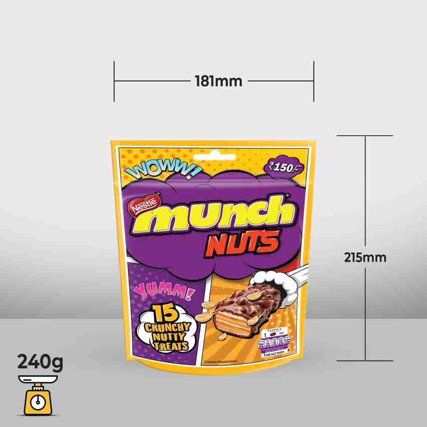 Nuts - Nestlé - 180 g, 6 barres de 30g