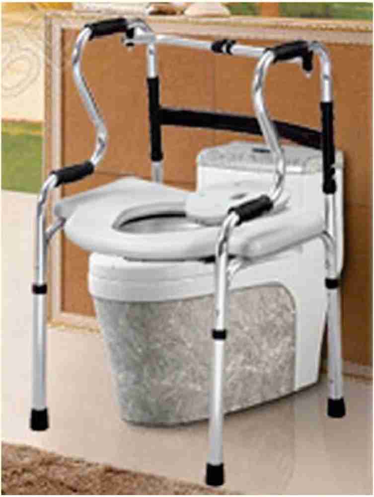 Nasonta Multipurpose 5 in 1 Durable Walker Commode Chair Toilet