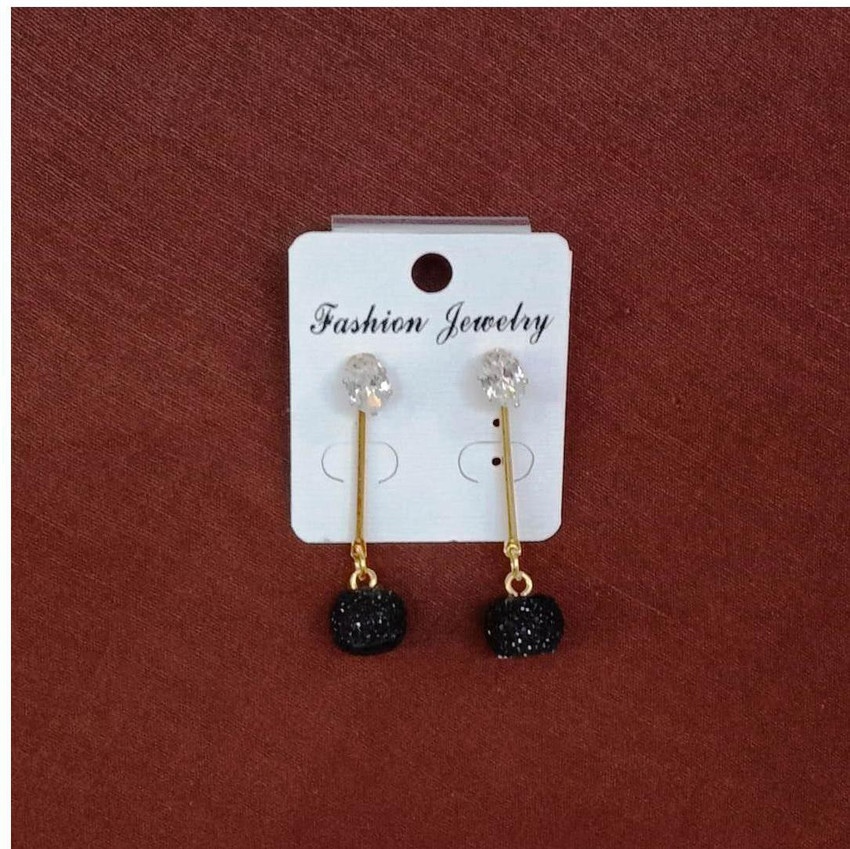 Details more than 87 black ball drop earrings latest 3tdesign.edu.vn