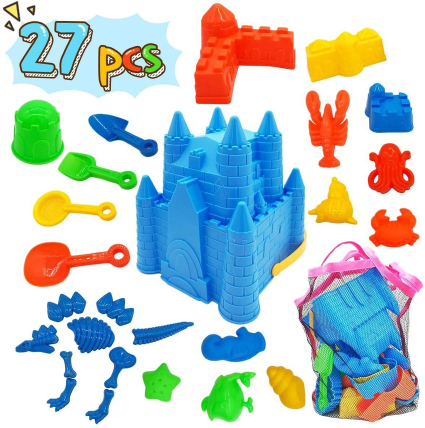 USA Toyz 23-piece multi-color sand molds kit for children 3+ years