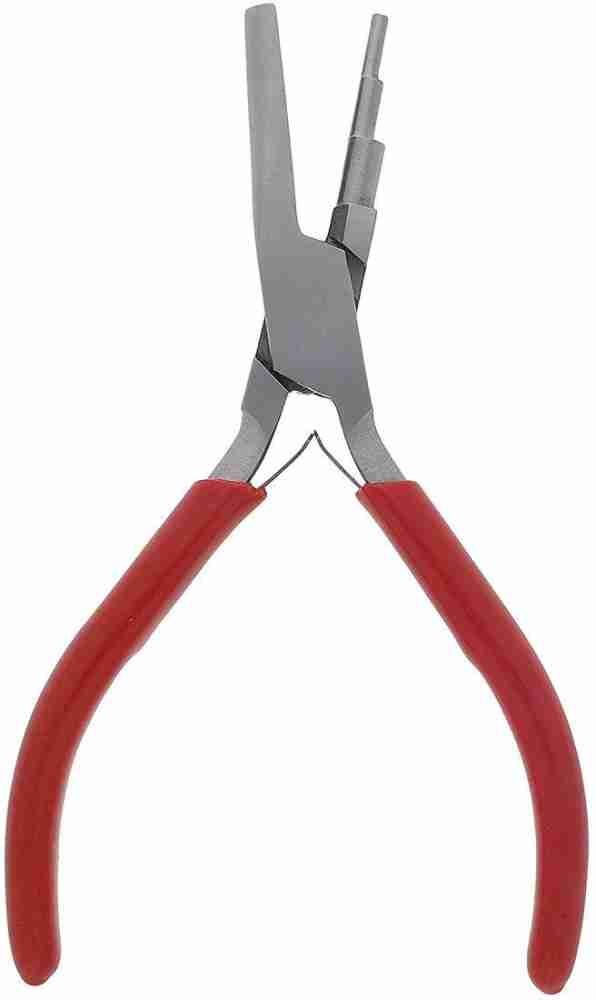 uptodatetools 3-Step Wire Looping Pliers Concave and Round Nose