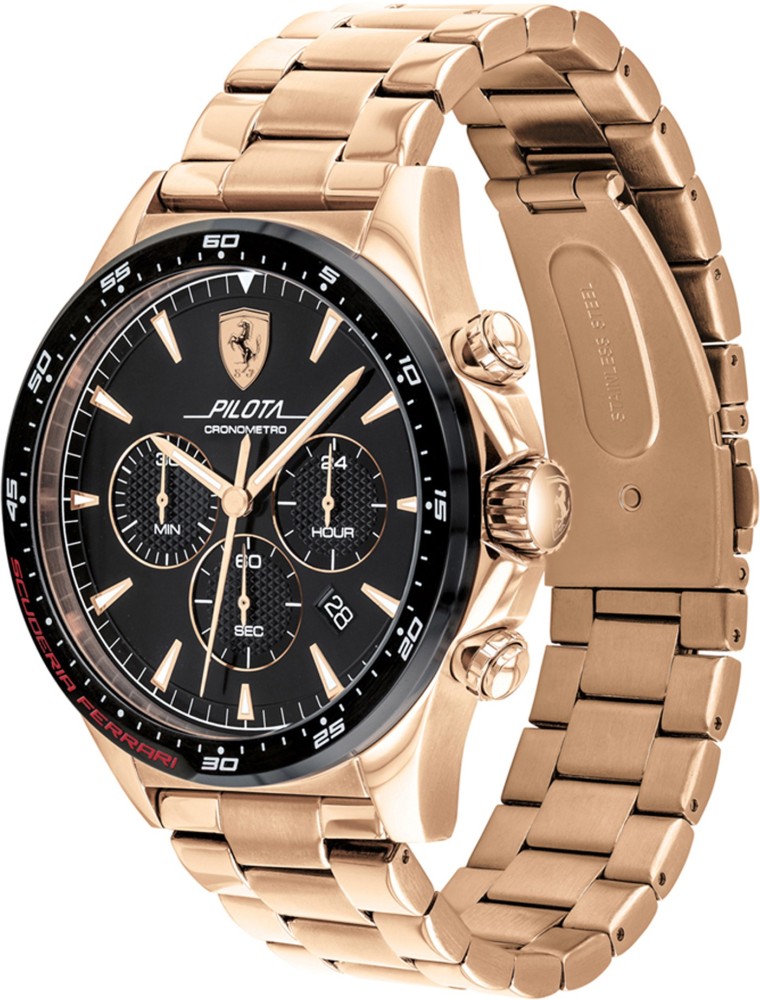 Scuderia ferrari rose online gold watch