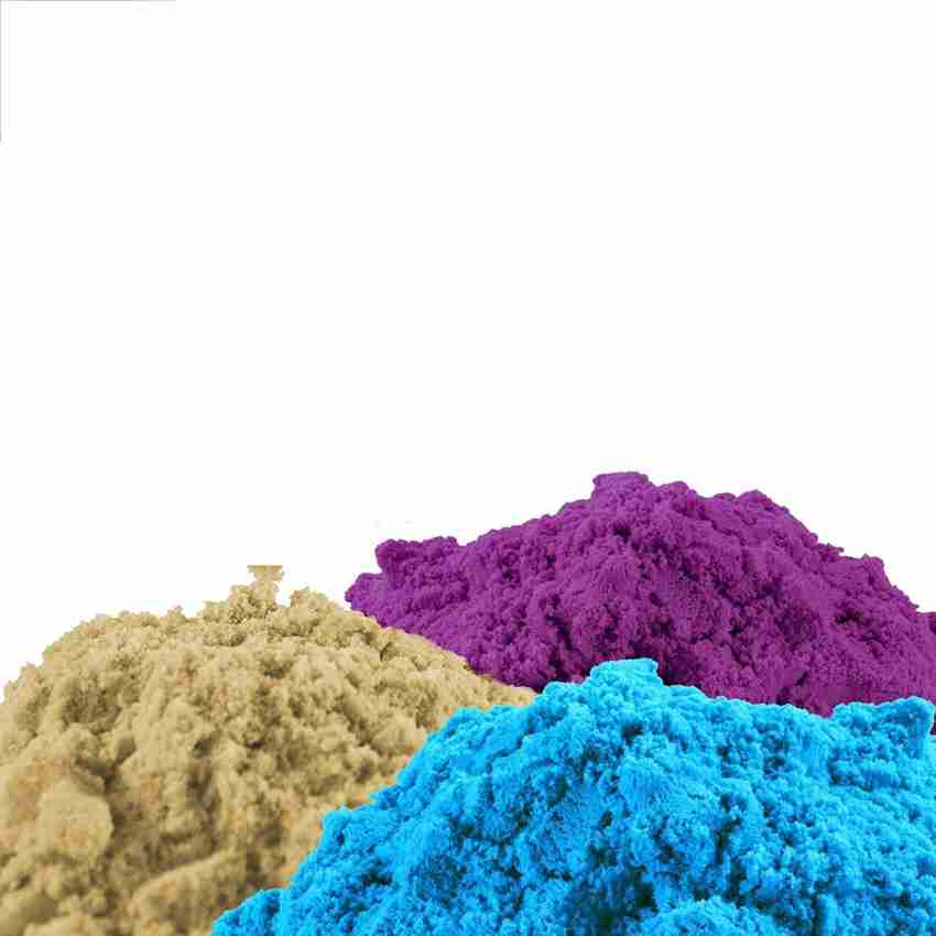 ZUVILIKA Reusable Kinetic Moving Sand Colorful Clay Sand (500 GM