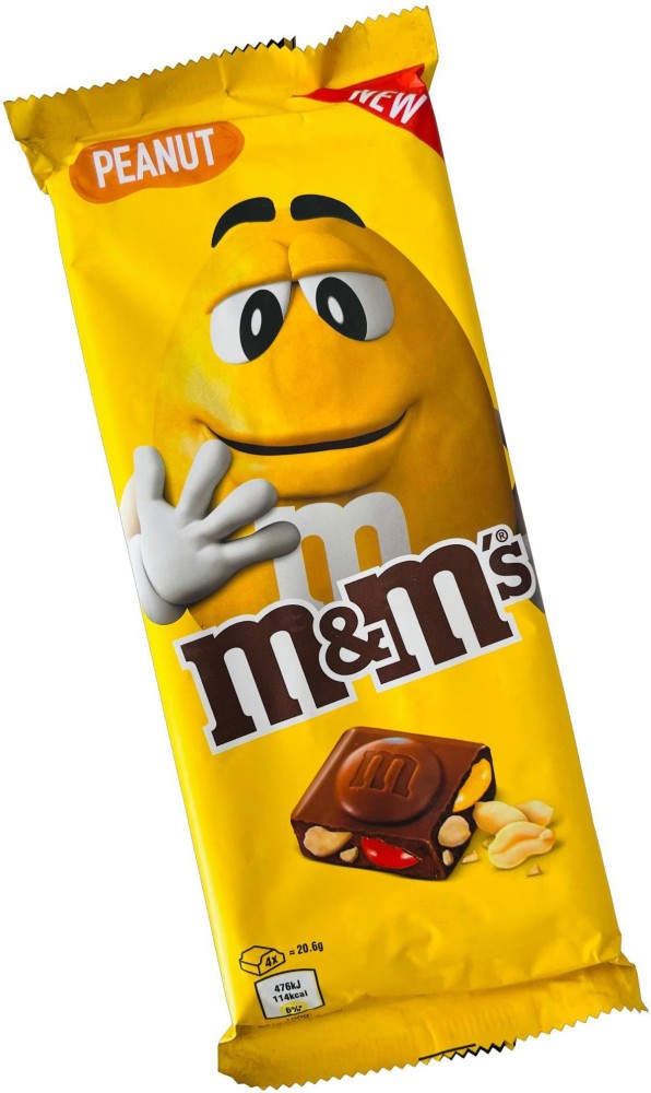 M&m's Peanut & Crispy Chocolate Bar 34g (2 / 5 / 10 Bars)