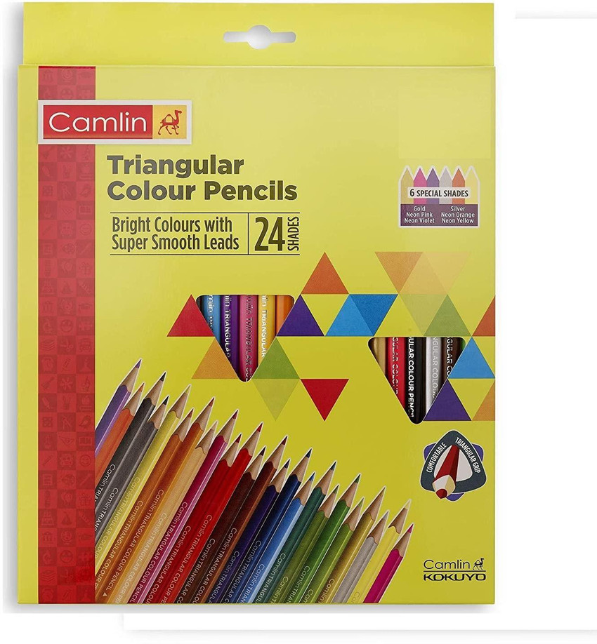 Flipkart Kokuyo Camlin Triangular Colour Pencils Round Shaped Color Pencils