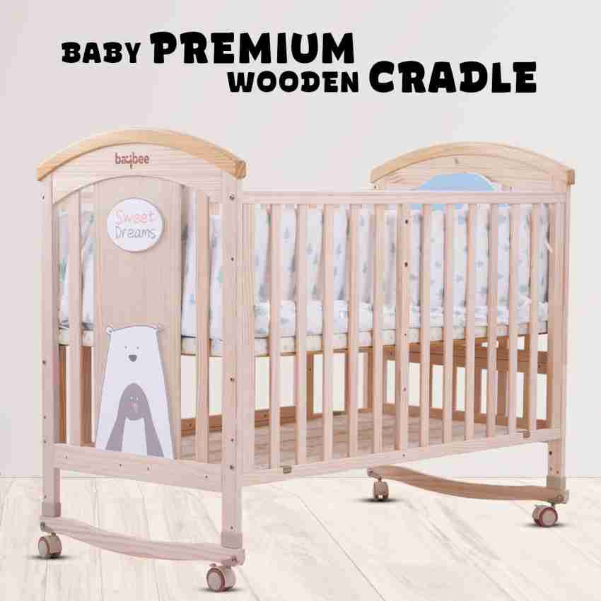 Baybee 2024 wooden cradle