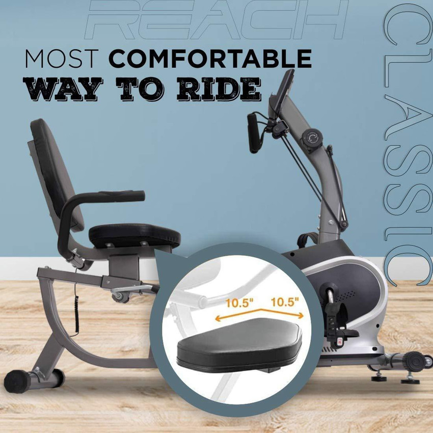 Reach Classic Recumbent Bike Exercise Cycle with Comfortable