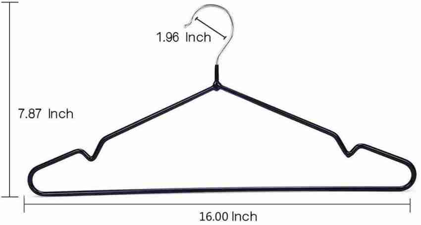 Vastra Metal Hangers Non-Slip Suit Coat Hangers Chrome, Metal Clothes Hanger  with Rubber Coating Steel Dress Pack of 10 Hangers For Dress Price in India  - Buy Vastra Metal Hangers Non-Slip Suit