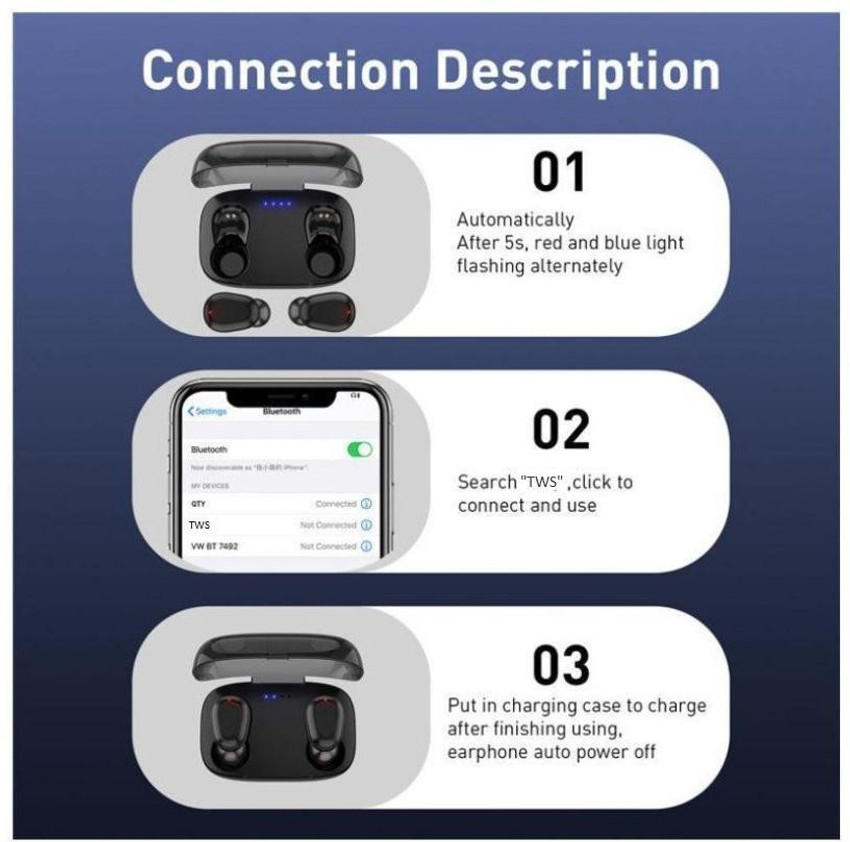 L21 bluetooth top earphone manual