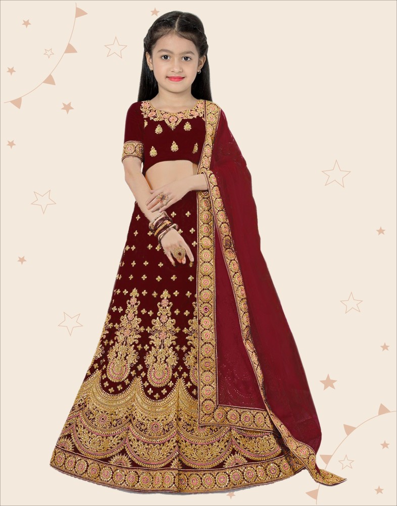 Velvet lehenga sales choli flipkart