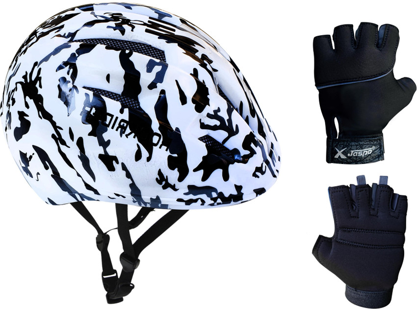 Cycle helmet sale and gloves