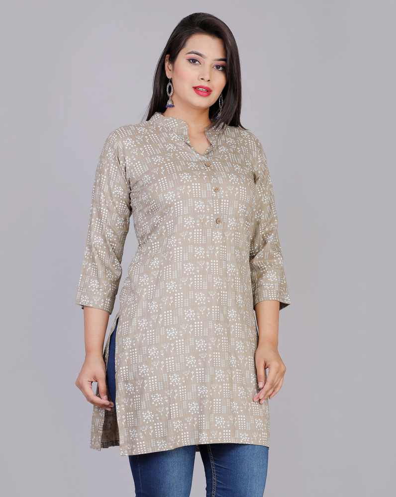 NEELKANTH TRENDS Women Printed Straight Kurta