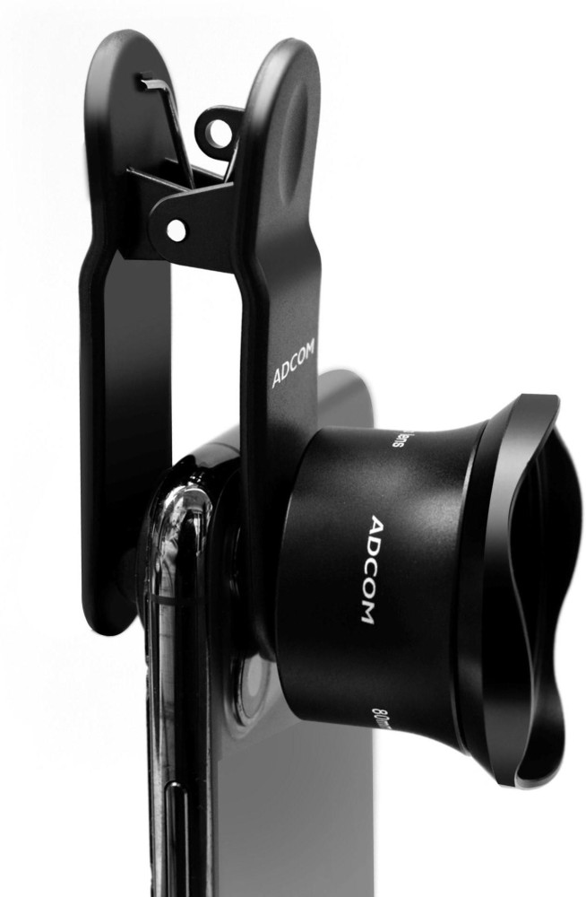 Adcom 8X Telephoto Zoom Mobile Phone Camera Lens (Black)