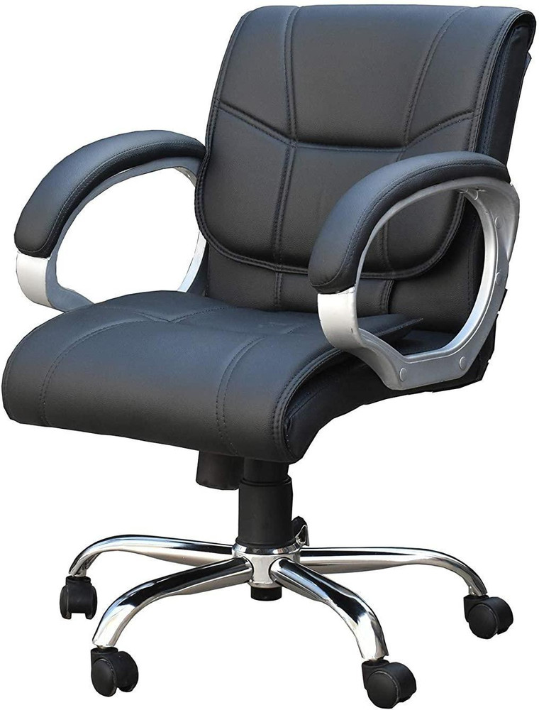Leatherette office arm chair sale