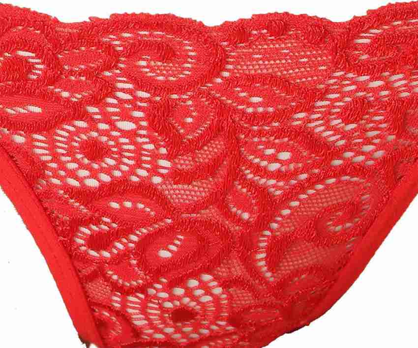 20% OFF on Alpyog Women's Thong Red Panty(Pack of 1) on Flipkart