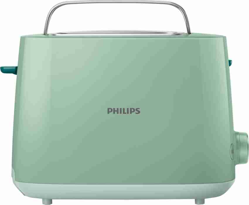 New PHILIPS HD2584/60 830 Watts 2 Slice Pop Up Toaster , Green