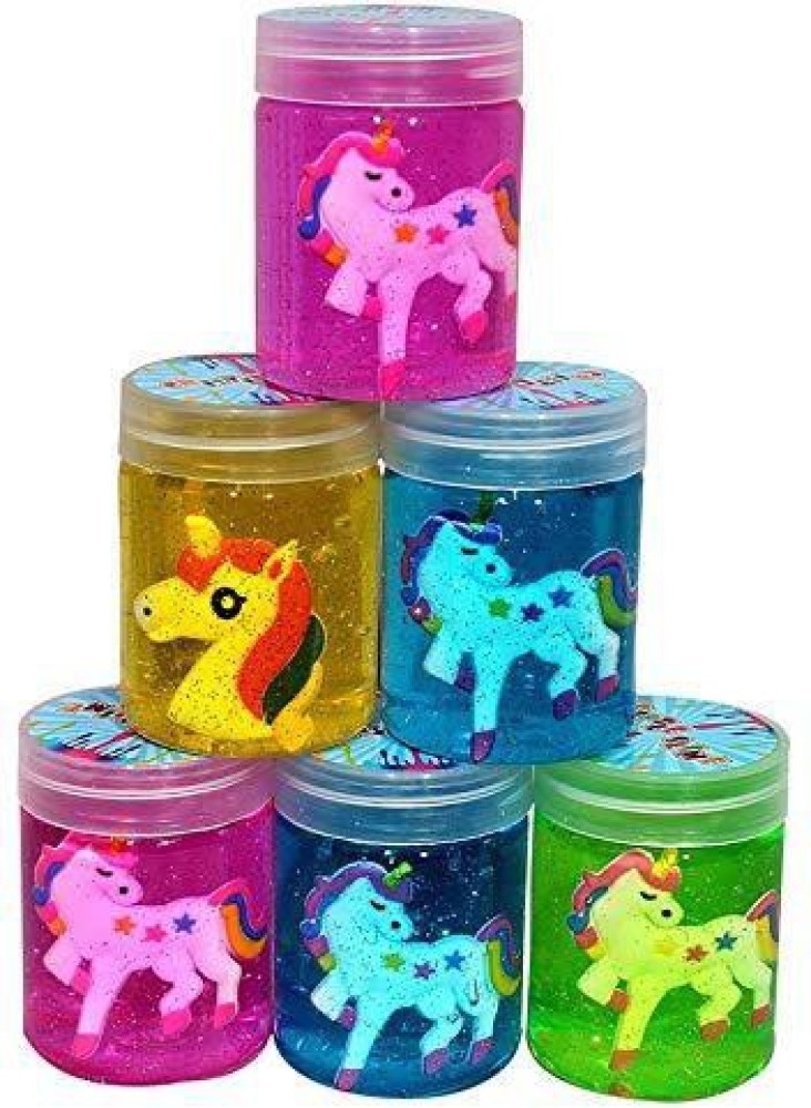 IndusBay Pack of 1 Glitter Slime Crystal Mud Pretty Slime in Bottle Pack  Tub for kids Multicolor Putty Toy Price in India - Buy IndusBay Pack of 1  Glitter Slime Crystal Mud