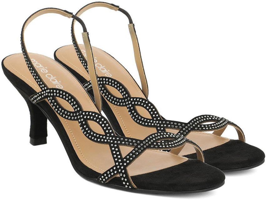 Womens black dress sandals low heel sale
