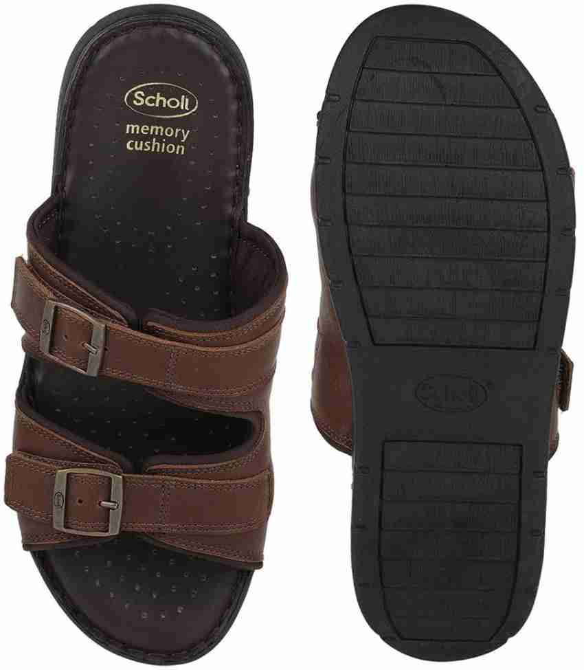 Scholl Men Brown Sandals Buy Scholl Men Brown Sandals Online at