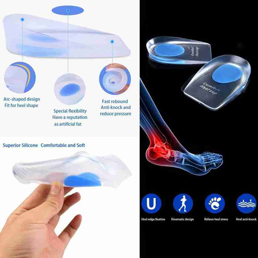 Fitaza Shoe Sandal Boots Gel Pads Silicon Pad Ankle Pain Support