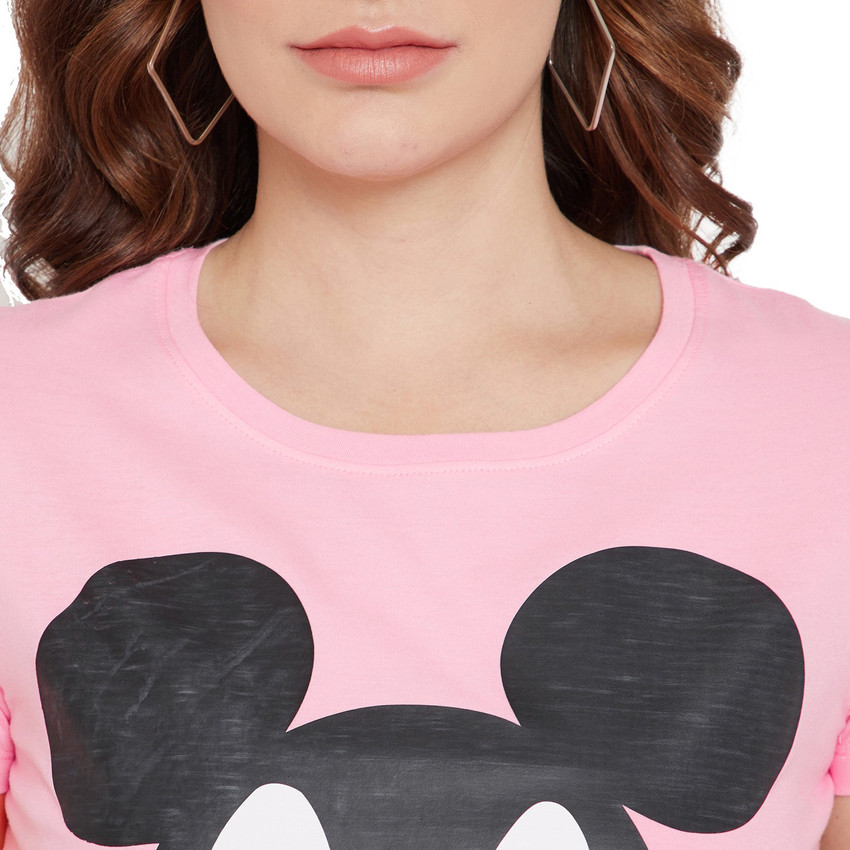 pink mickey mouse t shirt