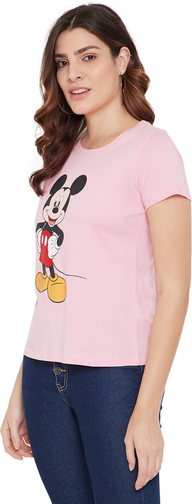 pink mickey mouse t shirt