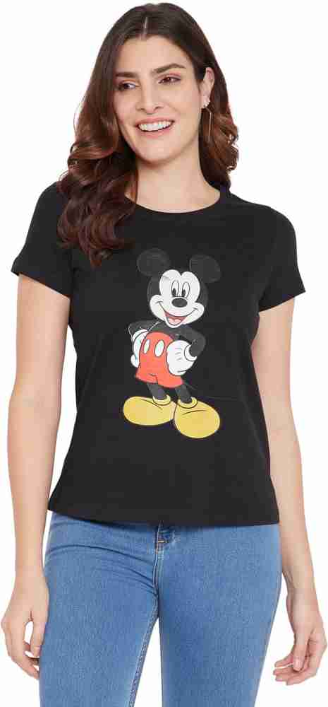 Ladies Mickey Mouse Printed T Shirt at Rs 125/piece, Women Graphic T Shirts  in New Delhi