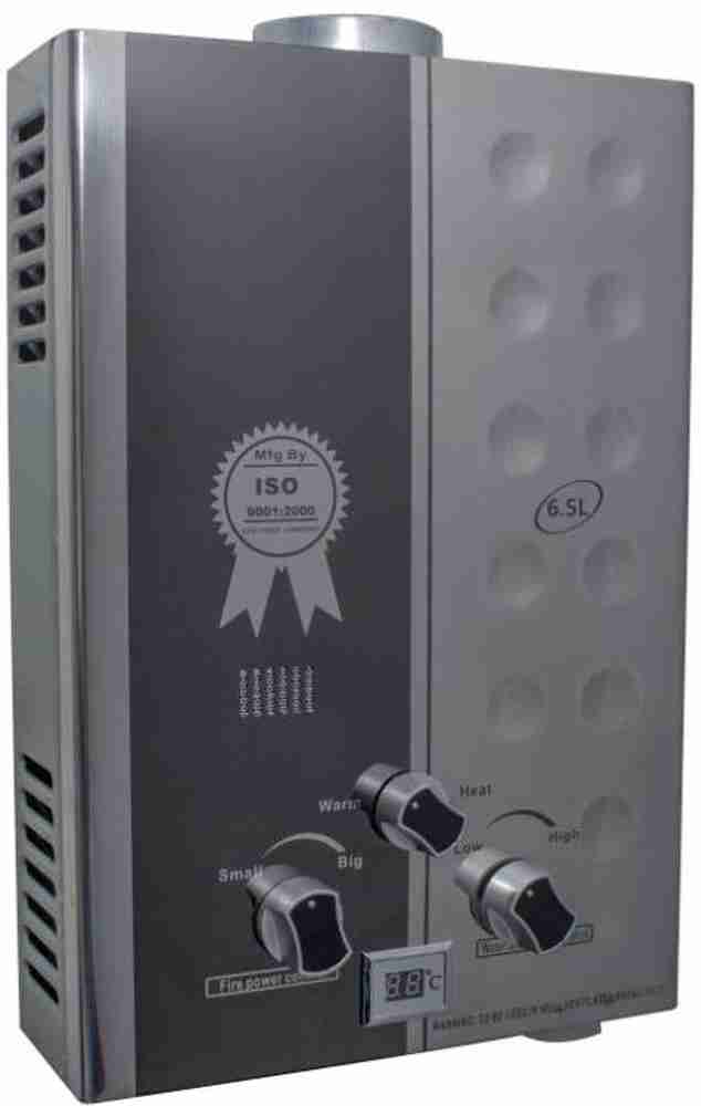 Powerjet 6.5 L Gas Water Geyser (metalgrey, Metal Grey) Price in India -  Buy Powerjet 6.5 L Gas Water Geyser (metalgrey, Metal Grey) online at  Flipkart.com