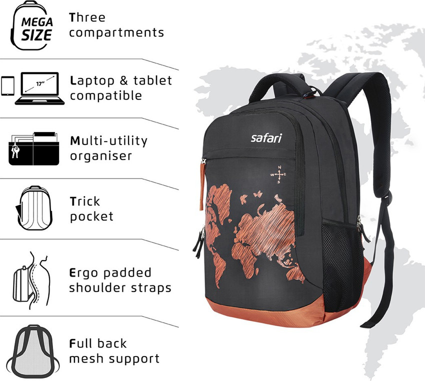 Safari world clearance map backpack