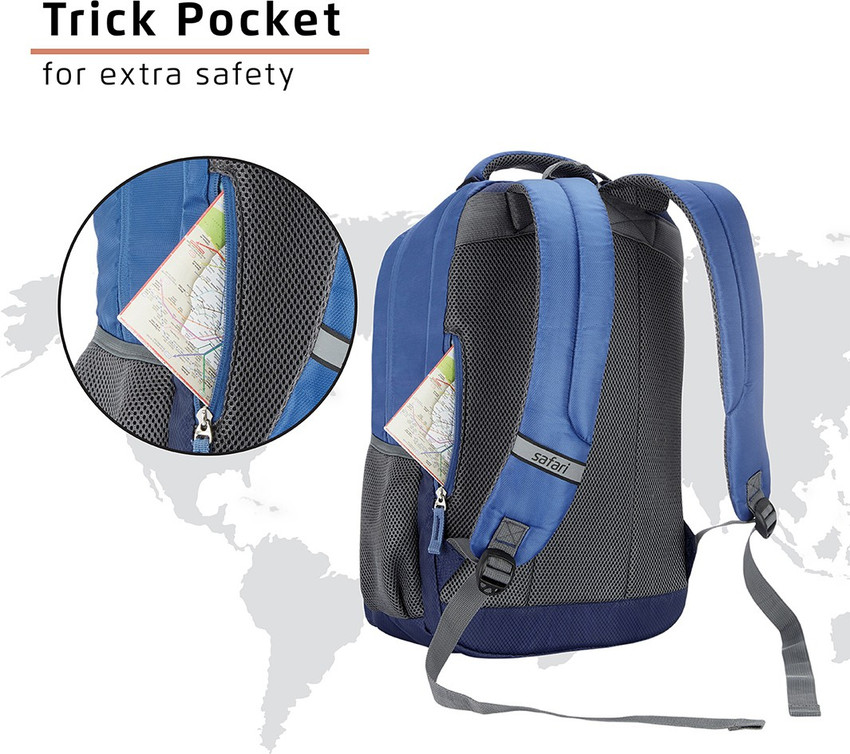 SAFARI WorldMap 35 L Medium Laptop Backpack