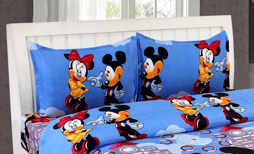 Double bed cheap sheet cartoon