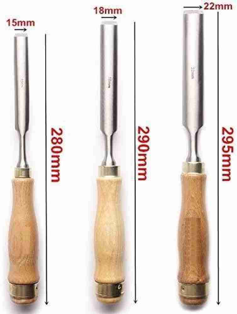 4-Pieces Woodworking Wood Carving Tools Chisel Set 8mm 12mm 18mm 25mm  Semi-circular Wood Carving Chisels Chrome Vanadium Steel Blade Wood Chisels  Gouge for Woodworking Tools lathe tools 