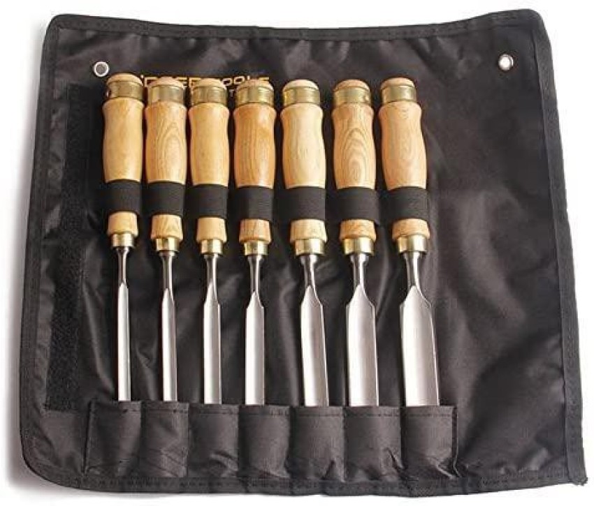 4-Pieces Woodworking Wood Carving Tools Chisel Set 8mm 12mm 18mm 25mm  Semi-circular Wood Carving Chisels Chrome Vanadium Steel Blade Wood Chisels  Gouge for Woodworking Tools lathe tools 