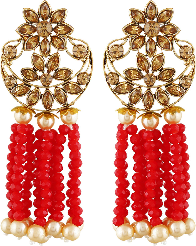 Flipkart Buy MANSIYAORANGE Long Princess Delight Kundan