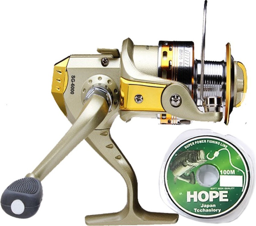 Hunting Hobby Fishing Spinning Reel S G 6000 Metal Price in India - Buy  Hunting Hobby Fishing Spinning Reel S G 6000 Metal online at